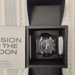 Swatch X Omega Moonswatch Mission To Moon Watch
